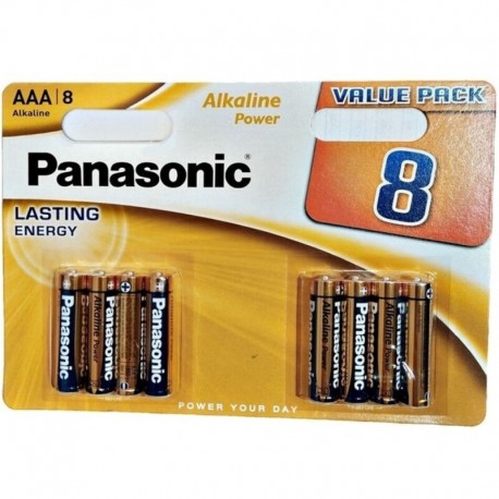 PANASONIC BRONZE PILA ALCALINA AAA LR03 BLISTER8
