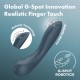 SATISFYER G SPOT WAVE 4 VIBRADOR 12 PROGRAMAS DE VIBRACIaN GRIS OSCURO