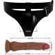 PRETTY LOVE KYTON HARNESS BRIEFS UNIVERSAL CON DILDO SQUIRTING 19 CM MULATO