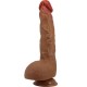 BAILE BEAUTIFUL WILKS VIBRADOR REALaSTICO DE 5 CONFIGURACIONES 25 CM MULATO