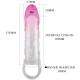 PRETTY LOVE ODES FUNDA REALaSTICA ALARGADORA DE 2 CM PARA PENE ROSA
