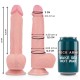 ROCKARMY SPITFIRE DILDO REALISTICO LIQUID SILICONE 21 CM O 462 CM