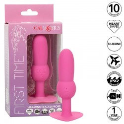 CALEXOTICS FIRST TIME PLUG ANAL CON CUENCAS 10 VIBRACIONES ROSA