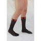 MACHO CALCETINES FINOS NEGRO ROJO TALLA aNICA