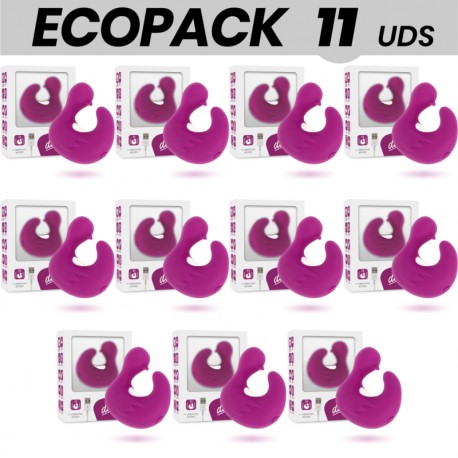 ECOPACK 11 UDS COVERME DEDAL ESTIMULADOR DE SILICONA RECARGABLE
