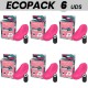 ECOPACK 6 UDS HAPPY LOKY PANTY VIBRADOR PARA BRAGUITA CONTROL REMOTO