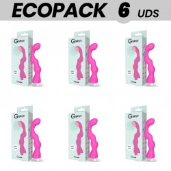 ECOPACK 6 UDS - G-SPOT GEORGE VIBRADOR PUNTO G ROSA CHICLE