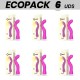 ECOPACK 6 UDS G SPOT GREGORY VIBRADOR VIOLETA