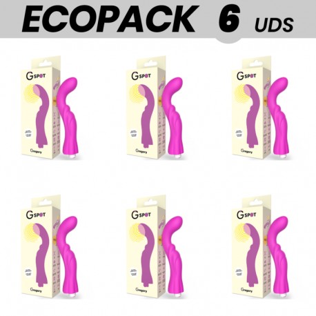 ECOPACK 6 UDS G SPOT GREGORY VIBRADOR VIOLETA