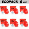 ECOPACK 6 UDS JAMYJOB HUEVO MASTURBADOR DISCRETO VERSION ROJO JOY