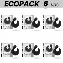 ECOPACK 6 UDS BLACKSILVER DEDAL PATO ESTIMULADOR DE SILICONA RECARGABLE DUCKYMANIA
