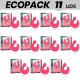 ECOPACK 11 UDS HAPPY LOKY DEDAL ESTIMULADOR DE SILICONA RECARGABLE DUCKYMANIA