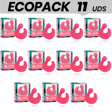 ECOPACK 11 UDS HAPPY LOKY DEDAL ESTIMULADOR DE SILICONA RECARGABLE DUCKYMANIA