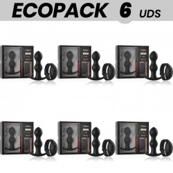 ECOPACK 6 UDS - ANBIGUO WATCHME CONTROL REMOTO PLUG VIBRADOR ANAL TIBERIO