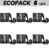 ECOPACK 6 UDS ANBIGUO WATCHME CONTROL REMOTO VIBRADOR PLUG ANAL VERNET