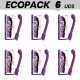 ECOPACK 6 UDS REWOLUTION REWOFLEX VIBRADOR ESTIMULADOR PUNTO G FLEXIBLE