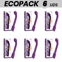 ECOPACK 6 UDS - REWOLUTION REWOFLEX VIBRADOR ESTIMULADOR PUNTO G FLEXIBLE