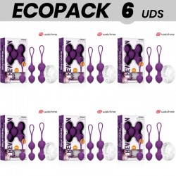 ECOPACK 6 UDS - REWOLUTION REWOBEADS BOLAS VIBRADORAS CONTROL REMOTO CON TECNOLOGIA WATCHME