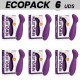 ECOPACK 6 UDS REWOLUTION REWOPULSE VIBRADOR FLEXIBLE ESTIMULADOR PUNTO G
