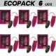 ECOPACK 6 UDS RITHUAL ESHA HUEVO CONTROL REMOTO SISTEMA ROTACIaN VIBRACIaN