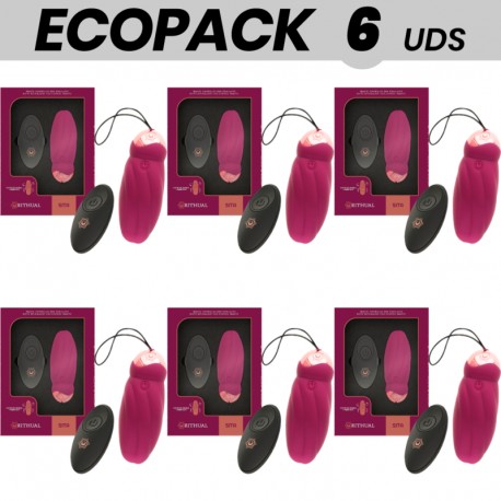 ECOPACK 6 UDS RITHUAL SITA HUEVO CONTROL REMOTO ROTACIaN DE PERLAS VIBRACIaN