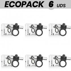 ECOPACK 6 UDS BLACKSILVER BURTON ANILLO 10 MODOS VIBRACION