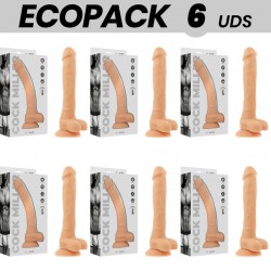 ECOPACK 6 UDS COCK MILLER SILICONA DENSITY ARTICULABLE COCKSIL 24 CM