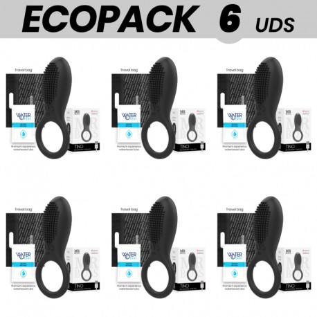 ECOPACK 6 UDS MR BOSSTINO ANILLO ESTIMULADOR COMPATIBLE CON WATCHME WIRELESS TECHNOLOGY
