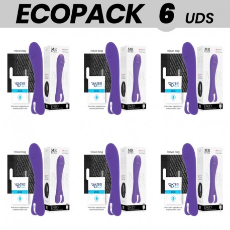 ECOPACK 6 UDS MR BOSS ENZO VIBRADOR COMPATIBLE CON WATCHME WIRELESS TECHNOLOGY