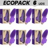 ECOPACK 6 UDS WOMANVIBE AISHA DEDAL ESTIMULADOR SILICONA