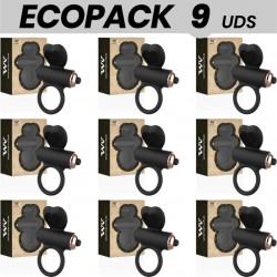 ECOPACK 9 UDS - WOMANVIBE ZEUS ANILLO VIBRADOR SILICONA