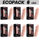 ECOPACK 6 UDS VIRILXL EXTENSION DE PENE LIQUID SILICONE V5 NATURAL