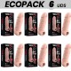 ECOPACK 6 UDS VIRILXL EXTENSION DE PENE LIQUID SILICONE V7 NATURAL
