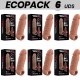 ECOPACK 6 UDS VIRILXL EXTENSION DE PENE LIQUID SILICONE V7 MARRON