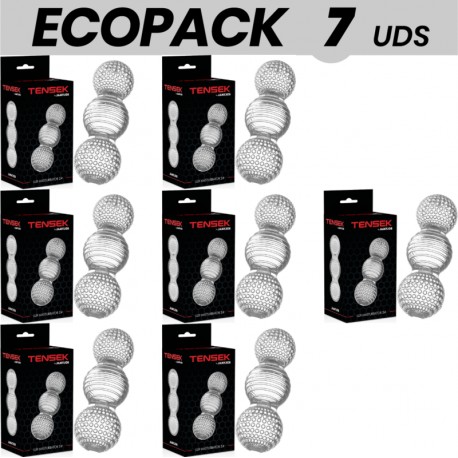 ECOPACK 7 UDS JAMYJOB EXTREME MASTURBADOR TRANSPARENTE TENSEK 2