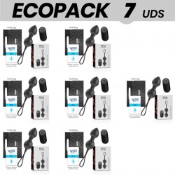 ECOPACK 7 UDS - BRILLY GLAM VIBRATING KEGEL BEADS CONTROL REMOTO