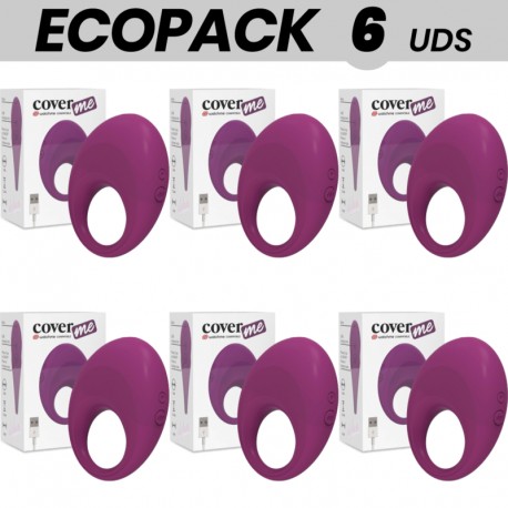 ECOPACK 6 UDS COVERME DYLAN ANILLO RECARGABLE COMPATIBLE CON WATCHME WIRELESS TECHNOLOGY