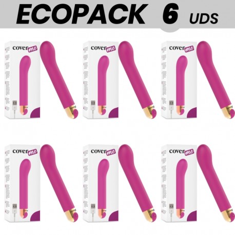 ECOPACK 6 UDS COVERME G SPOT VIBRATOR 10 VELOCIDADES