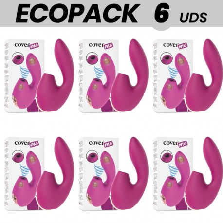 ECOPACK 6 UDS COVERME CLITORAL G SPOT STIMULATOR