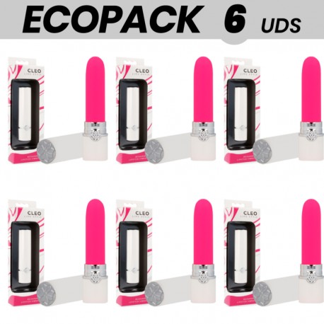ECOPACK 7 UDS LIPS STYLE CLEO PINTALABIOS VIBRADOR
