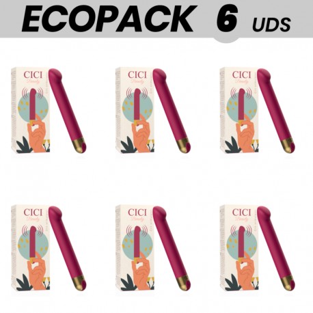 ECOPACK 6 UDS CICI BEAUTY PREMIUM SILICONE CLIT STIMULATOR