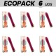 ECOPACK 6 UDS CICI BEAUTY VIBRADOR PREMIUM SILICONE UP DOWN