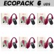 ECOPACK 6 UDS CICI BEAUTY PREMIUM SILICONE EGG VIBRATOR REMOTE CONTROL