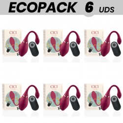 ECOPACK 6 UDS - CICI BEAUTY PREMIUM SILICONE EGG VIBRATOR REMOTE CONTROL