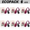 ECOPACK 6 UDS CICI BEAUTY PREMIUM SILICONE EGG VIBRATOR REMOTE CONTROL