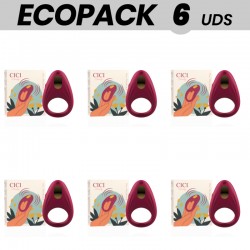 ECOPACK 6 UDS - CICI BEAUTY PREMIUM SILICONE VIBRATING RING