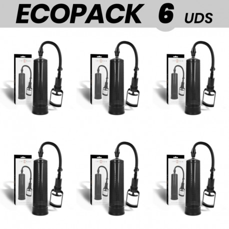 ECOPACK 6 UDS INTENSE PUMP BOMBA NEGRA 01