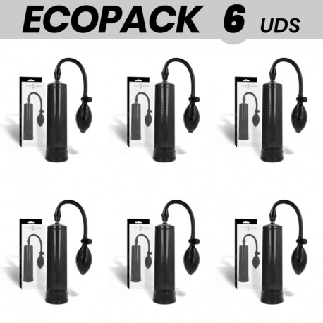 ECOPACK 6 UDS INTENSE PUMP BOMBA NEGRA 02