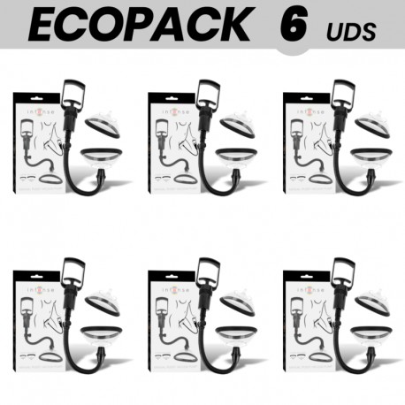 ECOPACK 6 UDS INTENSE PUMP ONDAS ESTIMULADORAS VAGINA MANUAL MUJER