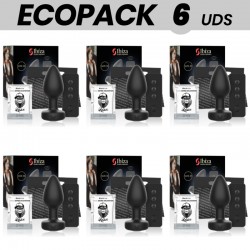ECOPACK 6 UDS - IBIZA PLUG ANAL CONTROL REMOTO TALLA M